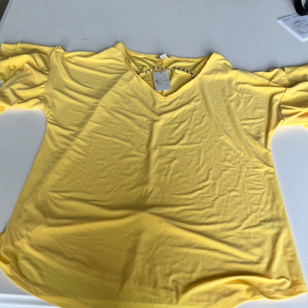 Bright Yellow Blouse